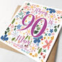 Personalised 90th Birthday Card, thumbnail 1 of 2