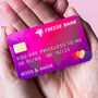 Personalised Bank Card Wallet Insert, thumbnail 5 of 7