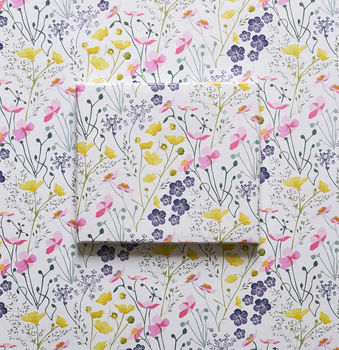Floral Meadow Wrapping Paper, 3 of 4