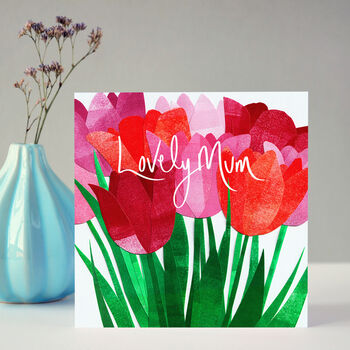 Tulips Card For Mum, 2 of 6