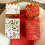 Square Robin Christmas Crackers Set Four Pack, thumbnail 5 of 7