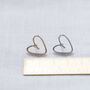 Heart Gold Or Silver Colour Modesty Pin, thumbnail 4 of 9