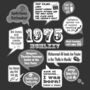 'Events Of 1975' Bespoke 50th Birthday Gift T Shirt, thumbnail 7 of 9