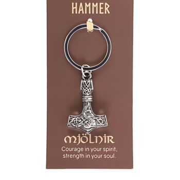 Viking Hammer Keyring, 5 of 5