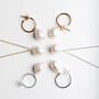 Baroque Pearl Necklace On A Gold Plated Chain, thumbnail 7 of 7