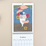 2025 Illustrated Wall Calendar, thumbnail 2 of 6