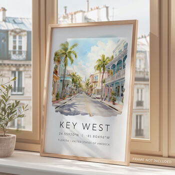 Florida Travel Print Of Key West, 4 of 7