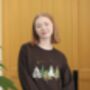 Embroidered Mystical Woodland Tree Sweater, thumbnail 2 of 5