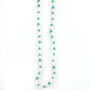 Turquoise And White Bead Necklace, thumbnail 2 of 3