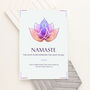 Personalised Diwali Namaste Wall Print, thumbnail 3 of 6