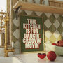 This Kitchen Is For Dancin' Groovin' Movin' Poster Wall Art Family Funk Trendy Kitchen Home Print, thumbnail 2 of 7