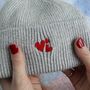 Personalised Cashmere Valentine Hat And Gloves Gift Set, thumbnail 4 of 9
