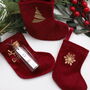 Handmade Mini Christmas Stocking, thumbnail 4 of 5