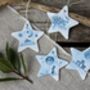 Four Woodland Wildlife Ceramic Stars, thumbnail 2 of 10
