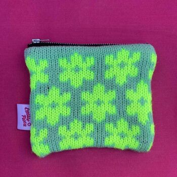 Blossom Knitted Mini Purse, 7 of 10