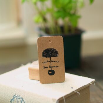 Gardening Lover Gifts Personalised Rubber Stamp, 4 of 4