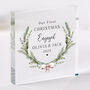 Personalised First Christmas Engaged Gift Acrylic Keepsake, thumbnail 1 of 4