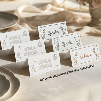 Hand Drawn Whimsical Wedding Welcome Sign, 6 of 8