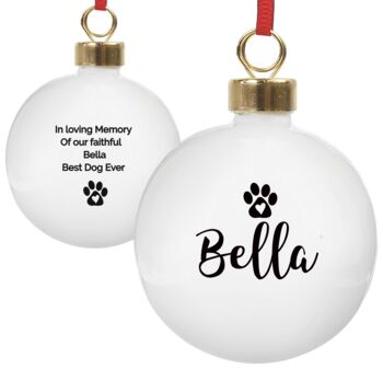 Dog Paws Bauble, 3 of 3
