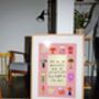 Funny Lamp Lover Cosy Living Room Art Print, thumbnail 4 of 4