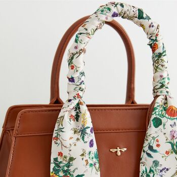 Botanical Pumpkin Tan Tote, 4 of 6