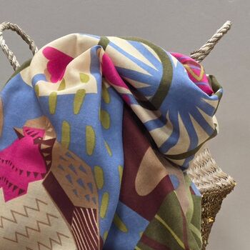 Autumnal Hedgerow Print Scarf, 2 of 4