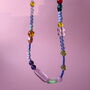 Multicolour Glass Beads Choker, thumbnail 3 of 5
