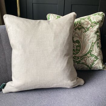 Bachelors Button Green William Morris 18' Cushion Cover, 3 of 4