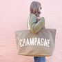 Extra Large ‘Champagne’ Canvas Bag, thumbnail 1 of 12