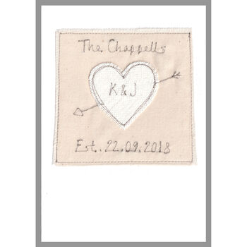 Personalised Cupids Arrow Anniversary / Valentines Card, 12 of 12