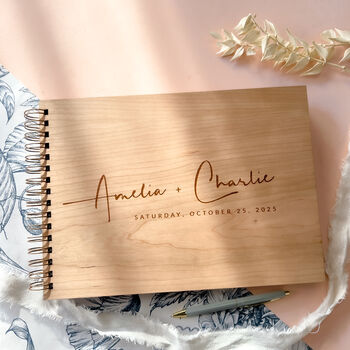 Bespoke Wooden Guest Book Alternative, 8 of 10