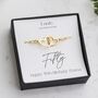 50th Birthday Gift, Interlocking Heart Bracelet, thumbnail 1 of 7