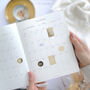 Wedding Planner Book Grey With Gold Foil, thumbnail 5 of 12
