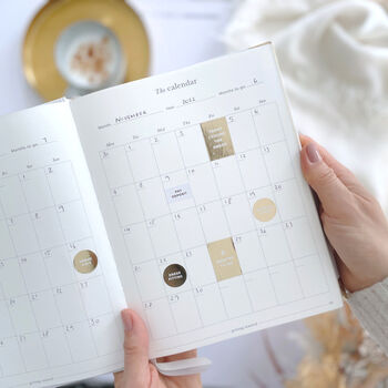 Wedding Planner Book Grey With Gold Foil, 5 of 12