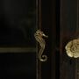 Susie Seahorse Brass Doorknob, thumbnail 3 of 3