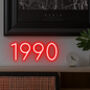 Personalised Year Neon Sign Light, thumbnail 4 of 12