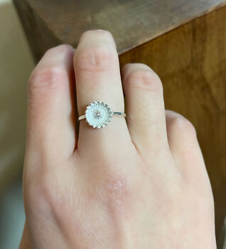 Sterling Silver Mini Sunflower Bracelet, 9 of 12