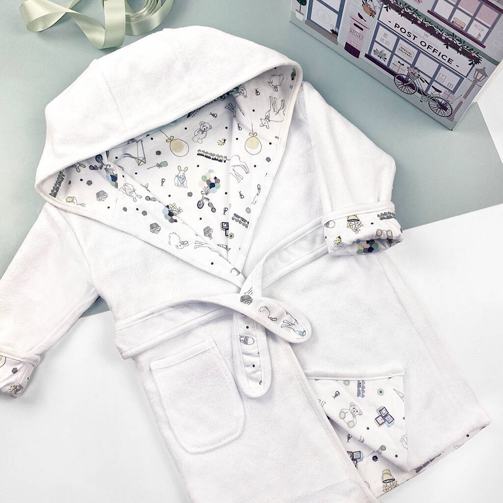 Little Love Cotton Baby Bathrobe By Babyblooms