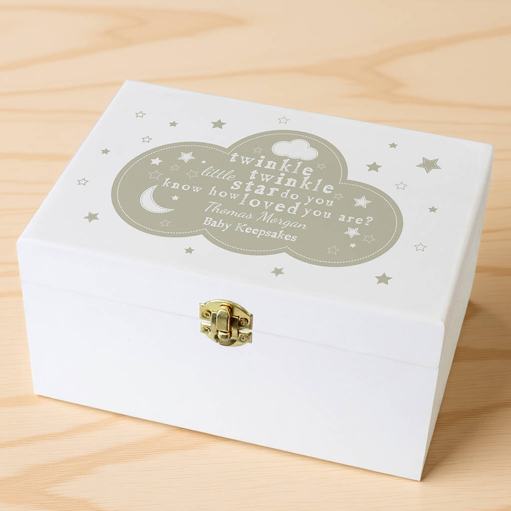 Trinket, Jewellery And Keepsake Boxes Personalised Twink…, 1 of 4