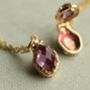 Amethyst Clamshell Personalized Locket, thumbnail 1 of 8