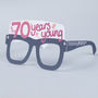 70th Birthday Card Glasses For Her, thumbnail 3 of 3