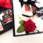 Leather + Rose Scented High Heel Shoe Valentines Card, thumbnail 3 of 5