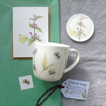 Wildflower Mug And Coaster Gift Set, 3 of 7