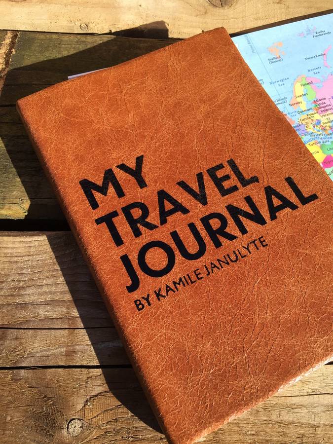 leather journal travel diary