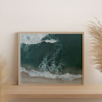 Ocean Beach Wave Coastal Art Print, 2 of 10