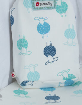 Sheep Moses Basket Cot Bed Sheet | Organic Cotton, 2 of 7
