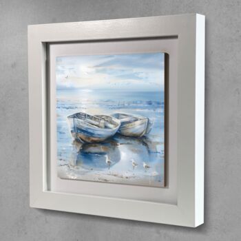 Morning Serenity Framed Ceramic Art Tile, 8 of 10