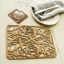 Grass In The Wind Place Mat And Coaster Set, thumbnail 1 of 2