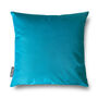 Aqua Blue Water Resistant Garden And Outdoor Cushion, thumbnail 1 of 3
