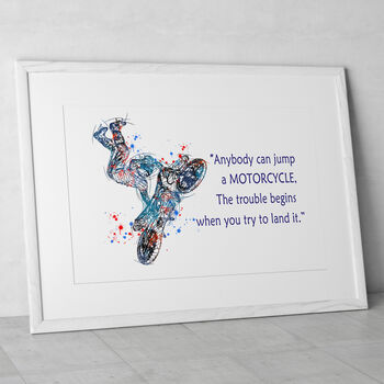 Personalised Motocross Poster, 3 of 4